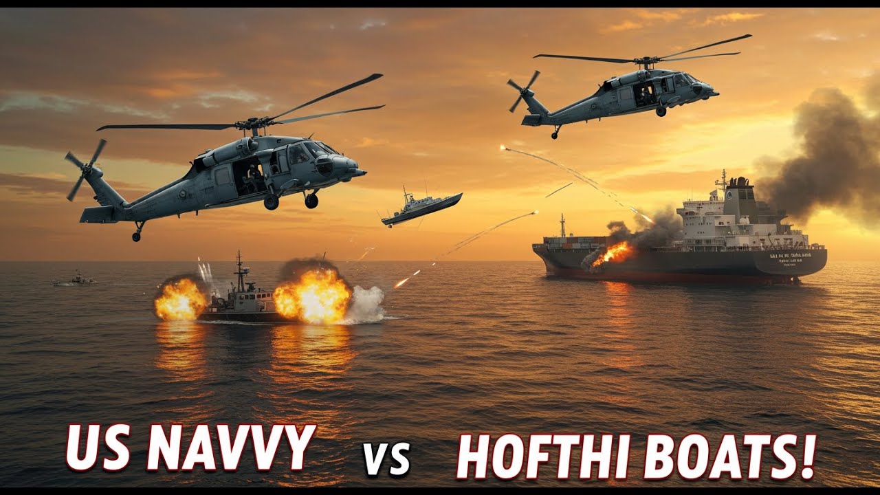 US Navy Seahawks Crush Houthi Attack on Red Sea Ship