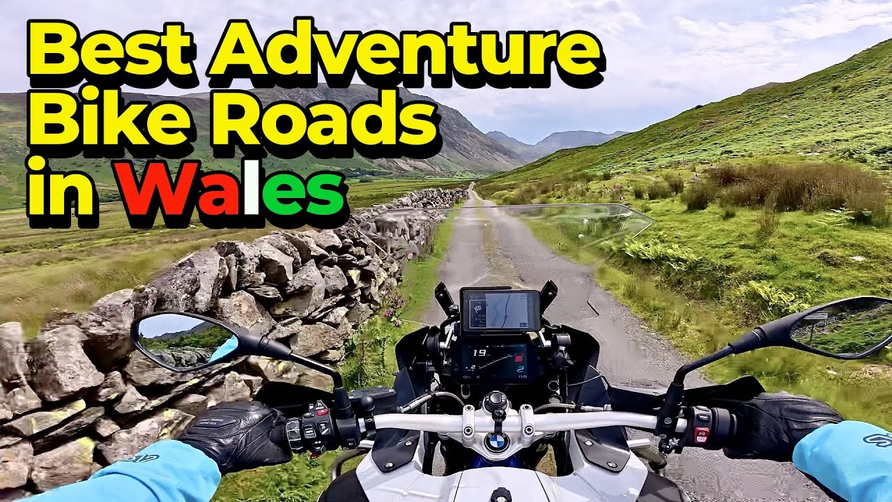 Exploring the best adventure motorbike bike roads in Wales!