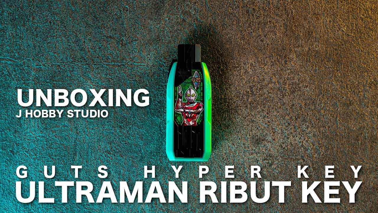 Ultraman Trigger DX GUTS Hyper Key Ultraman Ribut Key / Unboxing