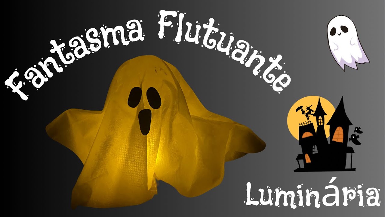 DIY Halloween: Como Fazer uma Assustadora Luminária de Fantasma