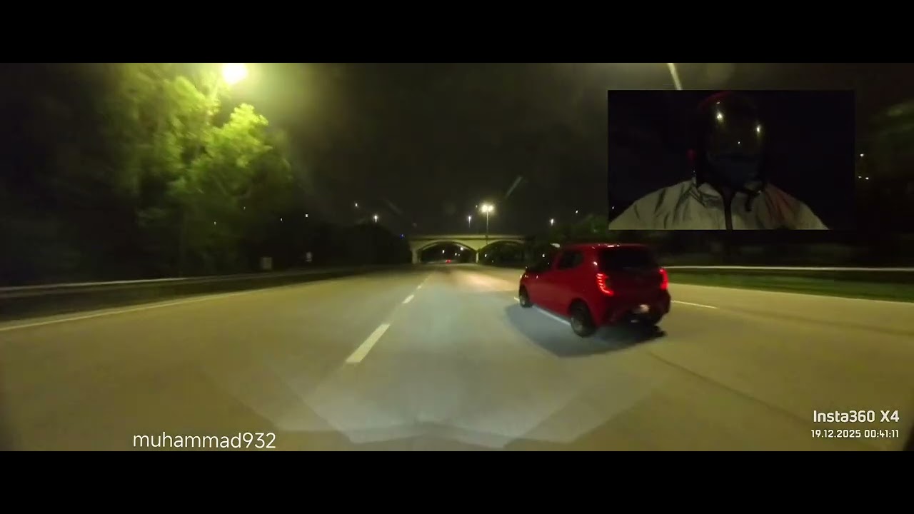 Insta360 X4 | Honda Vario 160 | 19/12/2025 #1 | Ke Mentari Court