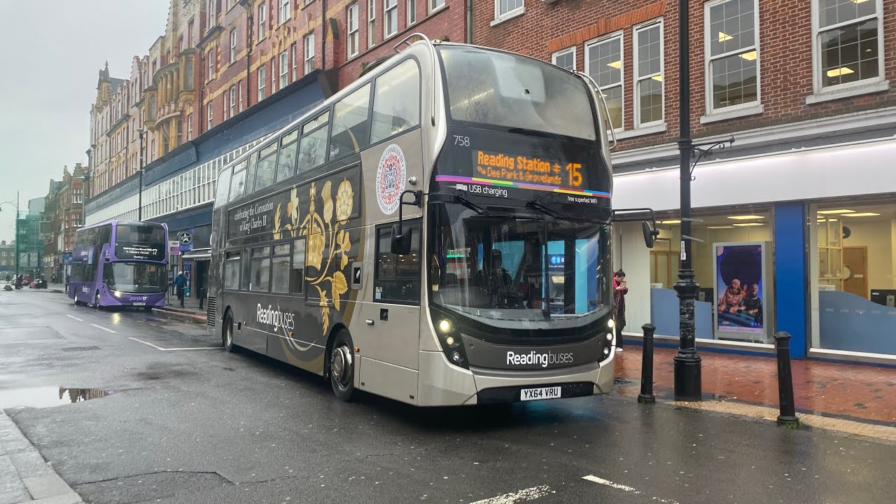 Reading Buses 758 YX64 VRU ADL Enviro400MMC on Skyblue 15 To Central Reading 