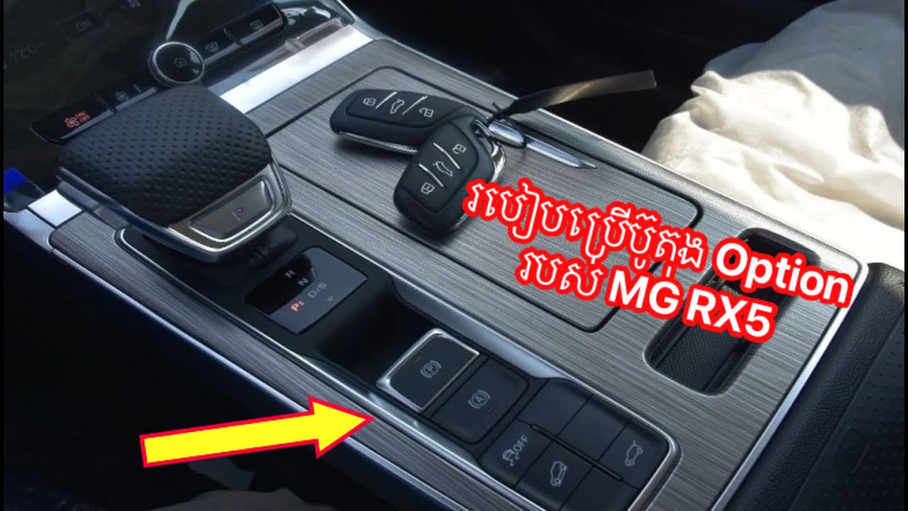 MG RX5 Option Buttons Using