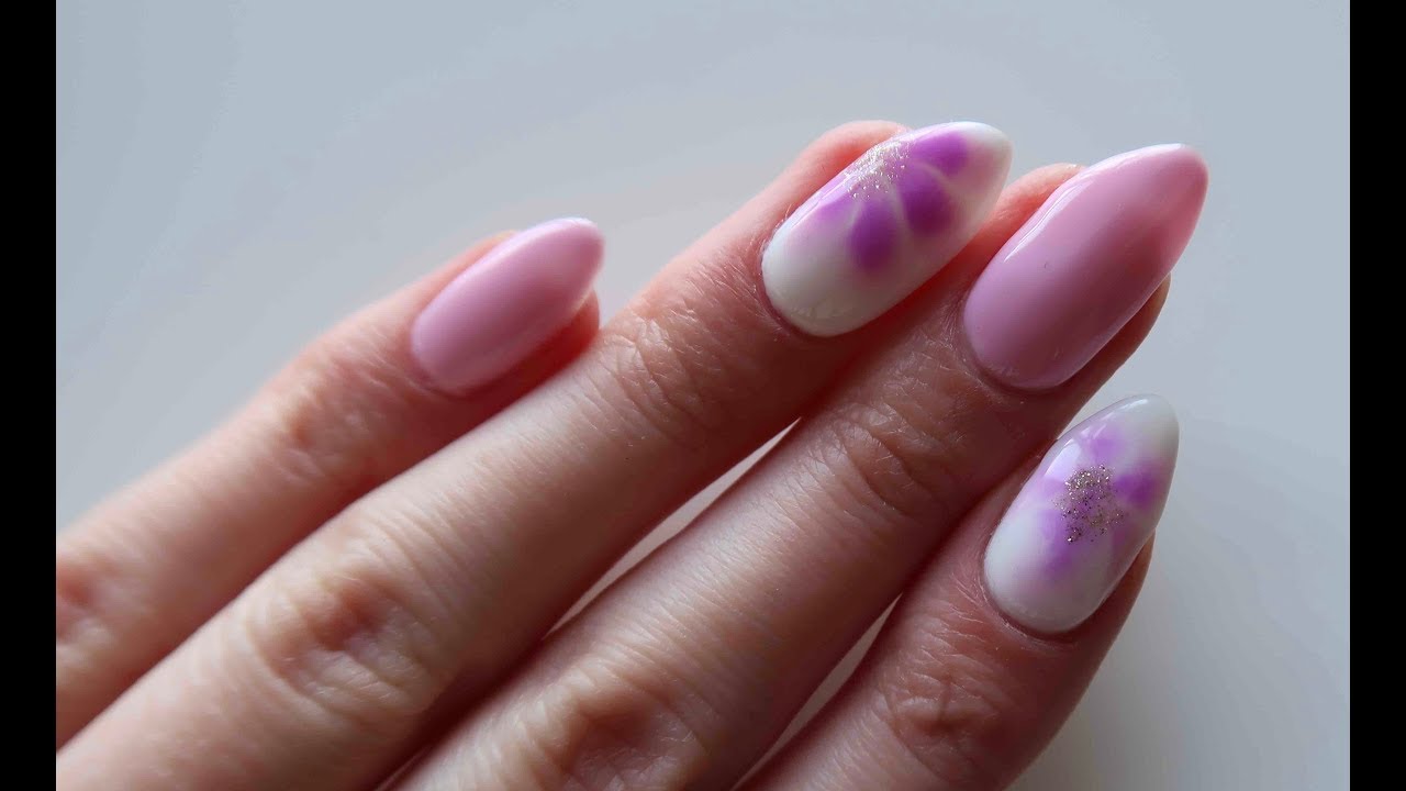 NeoNail AQUARELLE - Akwarelowe kwiaty - proste zdobienie