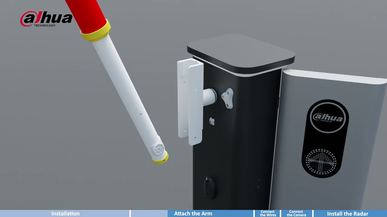 Dahua WingX Neo Series Barrier Installation Tutorial