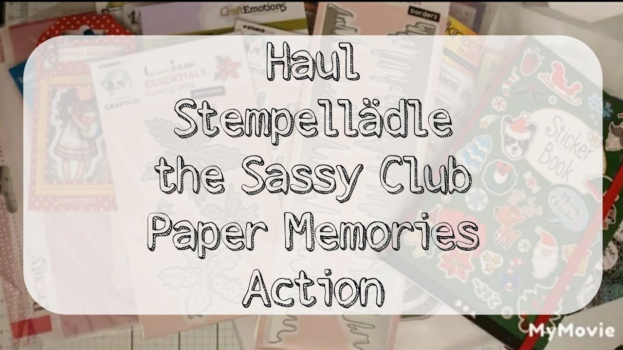 ☆HAUL☆ #action #stempellädle #Papermemories #haul