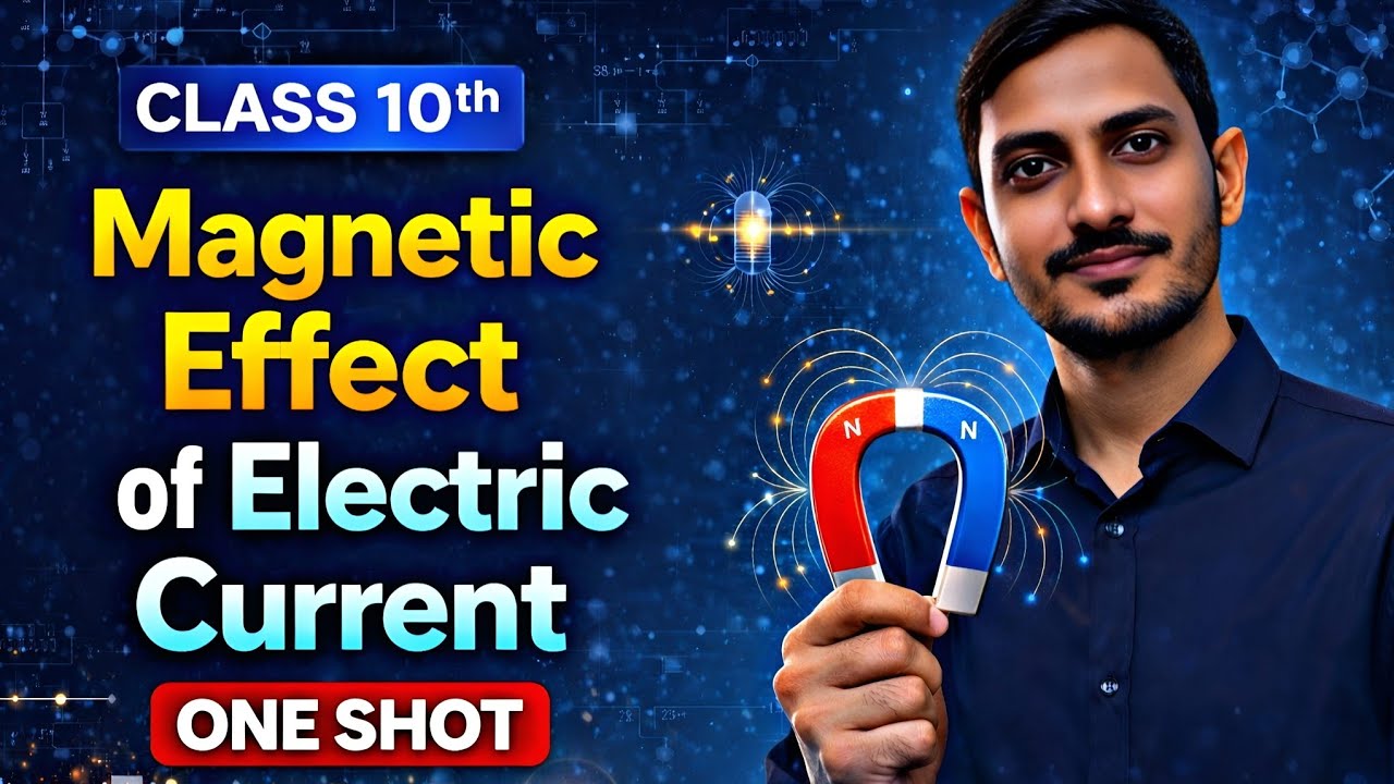 Magnetic Effect of Electric Current Class 10 ⚡ Complete One Shot | With Solenoid Magic!