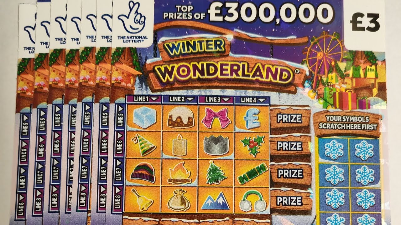 winter wonderland scratch cards £21 in play
