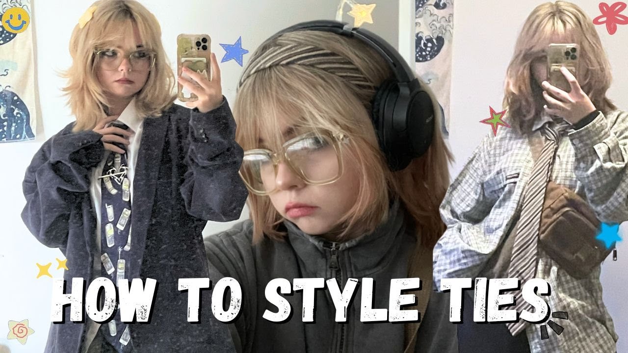 how to style TIES ☆