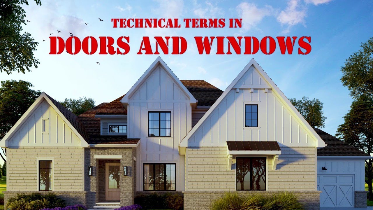 Technical Terms in Doors and Windows | Building Construction | Malayalam | Civil Engineering
