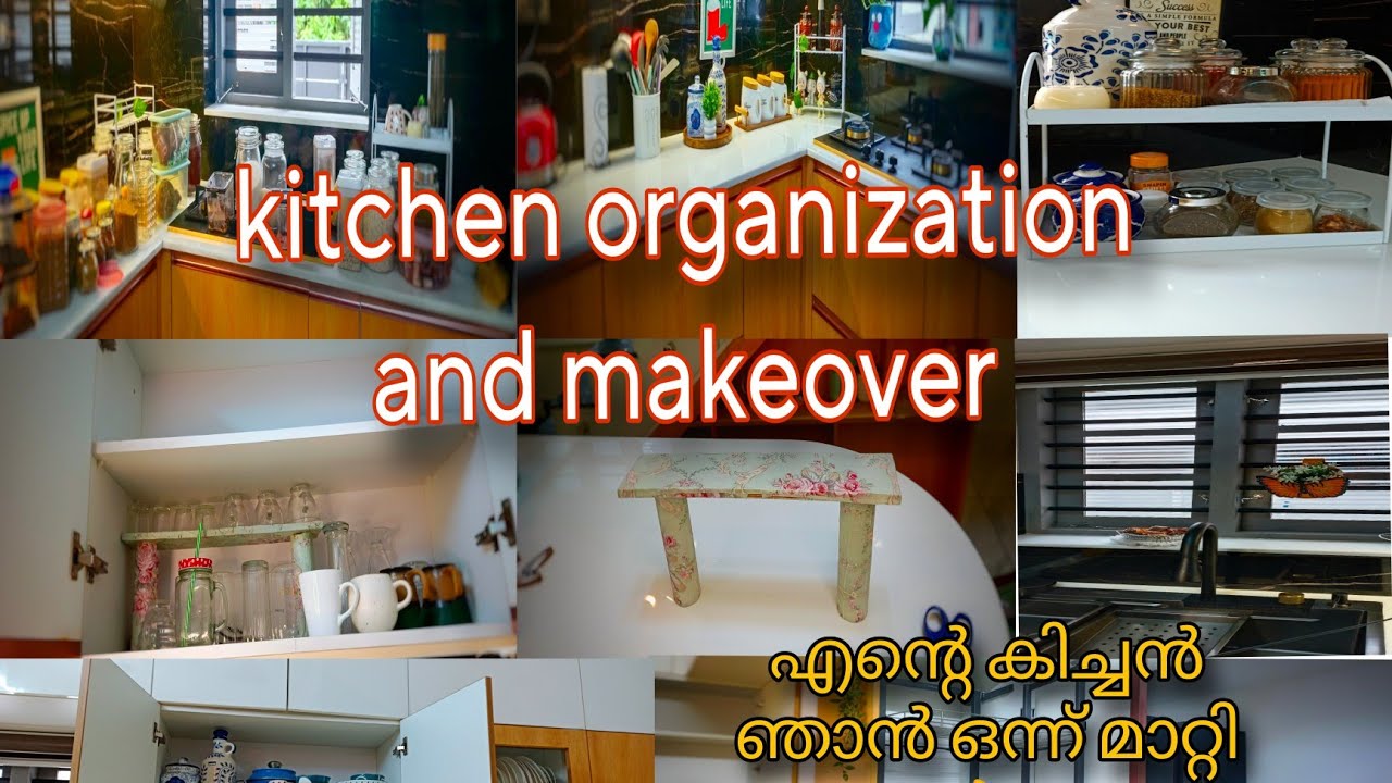 Small modular kitchen organization/space saving kitchen ideas.