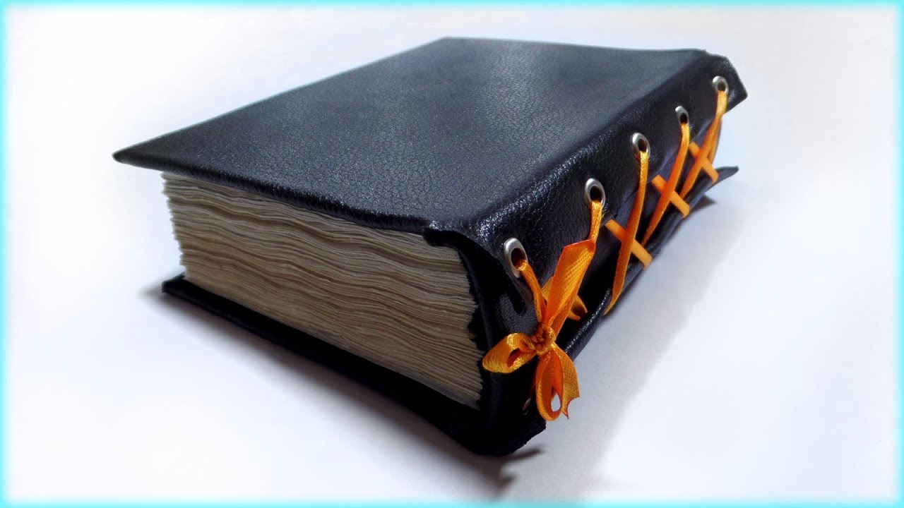 КАК СДЕЛАТЬ КОЖАНУЮ КНИГУ?
