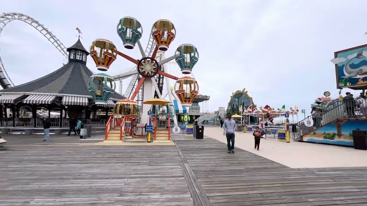 Wildwood NJ Morey's Piers 2024 Boardwalk Walkthrough!