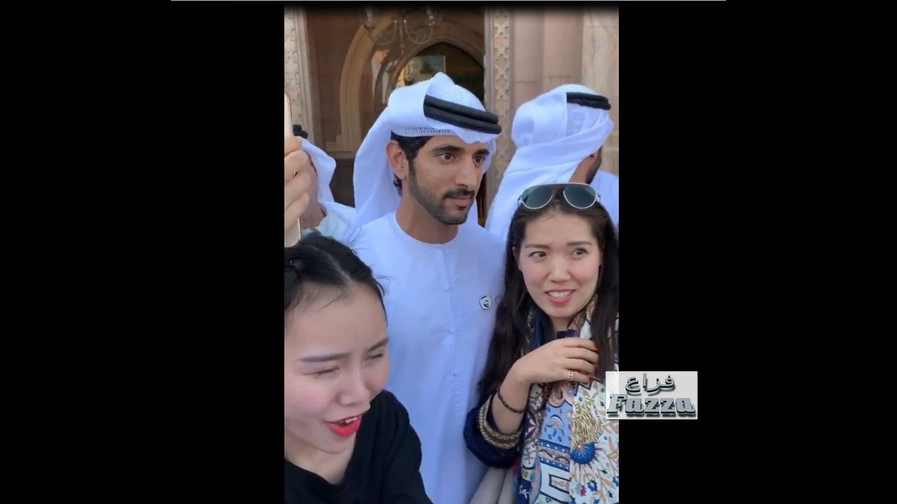 Dubai Crown Prince (فزاع Fazza)  attends wedding reception