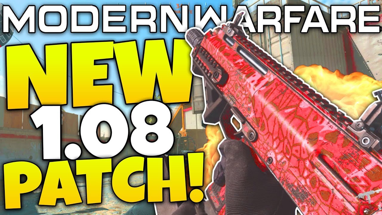 NEW MODERN WARFARE UPDATE 1.08! (All Weapon Nerfs + MORE) COD MW Patch Notes