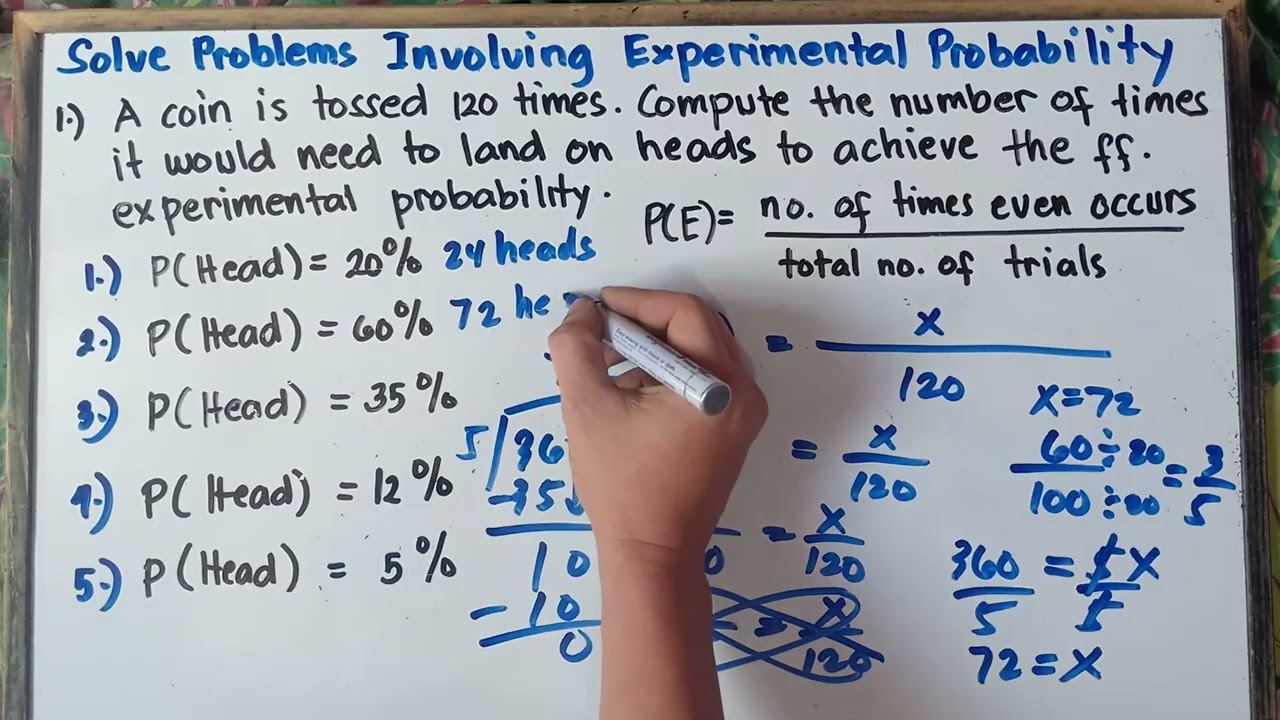 Solve Problems Involving Experimental Probability | Explain in Detailed | G8 | Q4 |