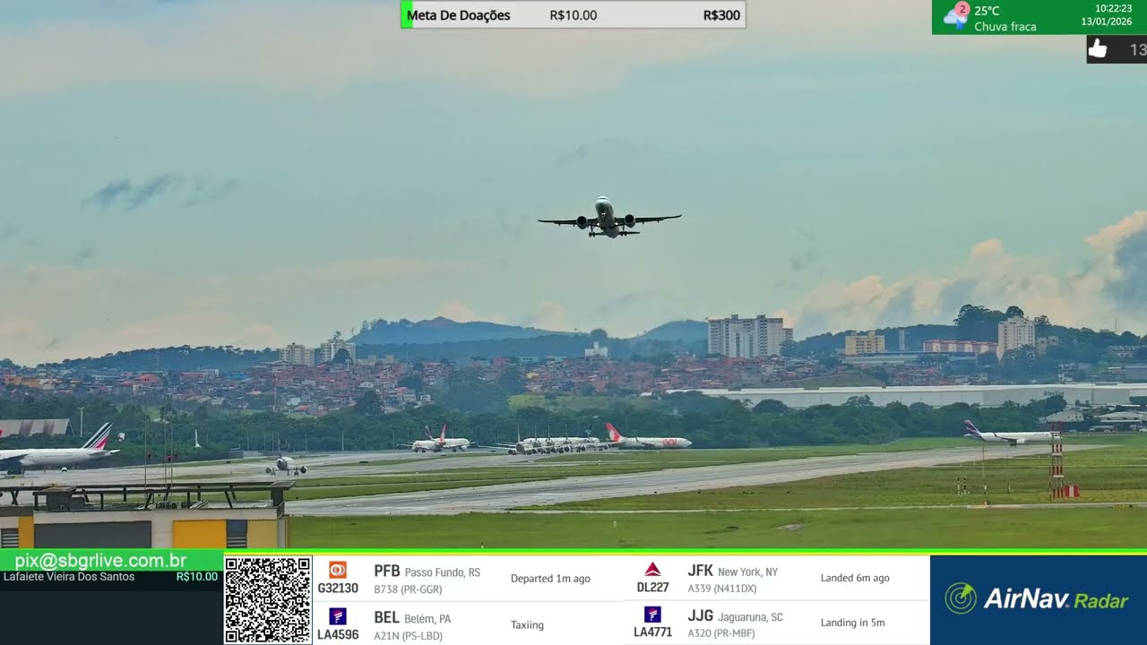 Live transmitida em 13/01/2026 dia