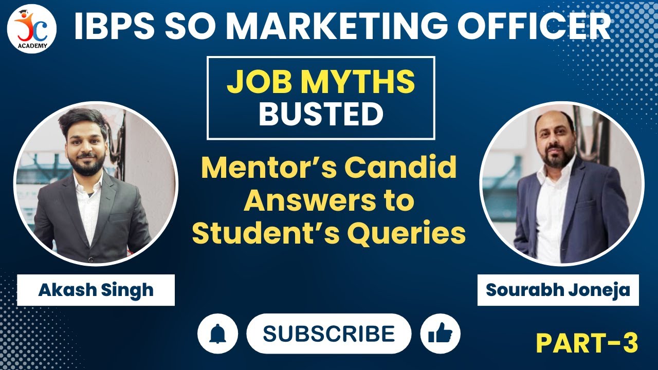 IBPS SO Marketing Officer | Marketing Officer Job Myths Busted | IBPS SO Marketing Officer Exam 2023