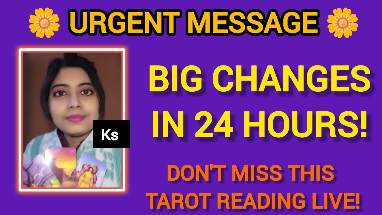 Next 24 Hours Mai Kya Hoga? Love Health & Career |Tarot Card Reading Live In Hindi Or English By ks