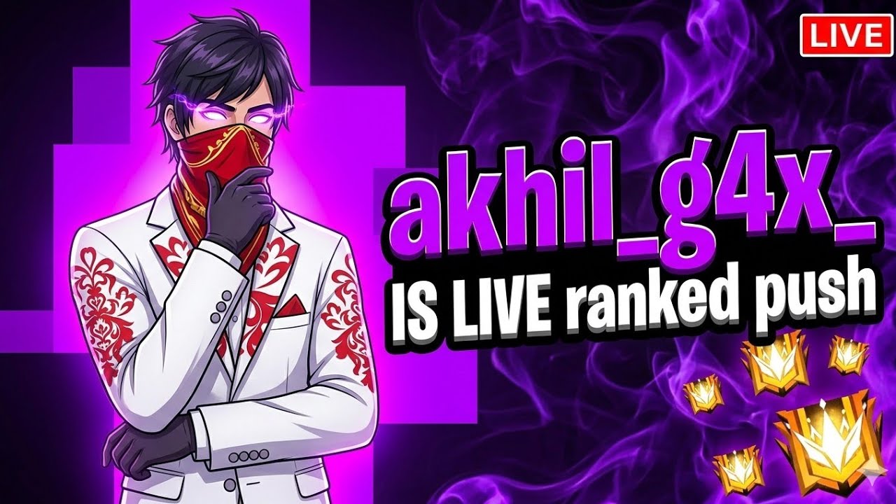AKHIL?? is live day 2 grandmaster pushing 😃