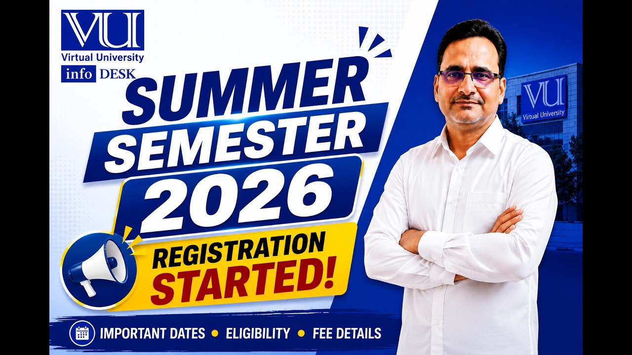 VU Summer Semester 2026 | Complete Information for Virtual University Students