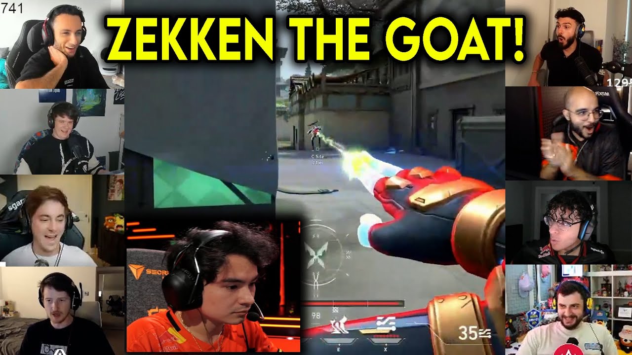 Valorant Streamers Reacts To Sen Zekken Insane 1v3 ACE CLUTCH Against G2 In VCT