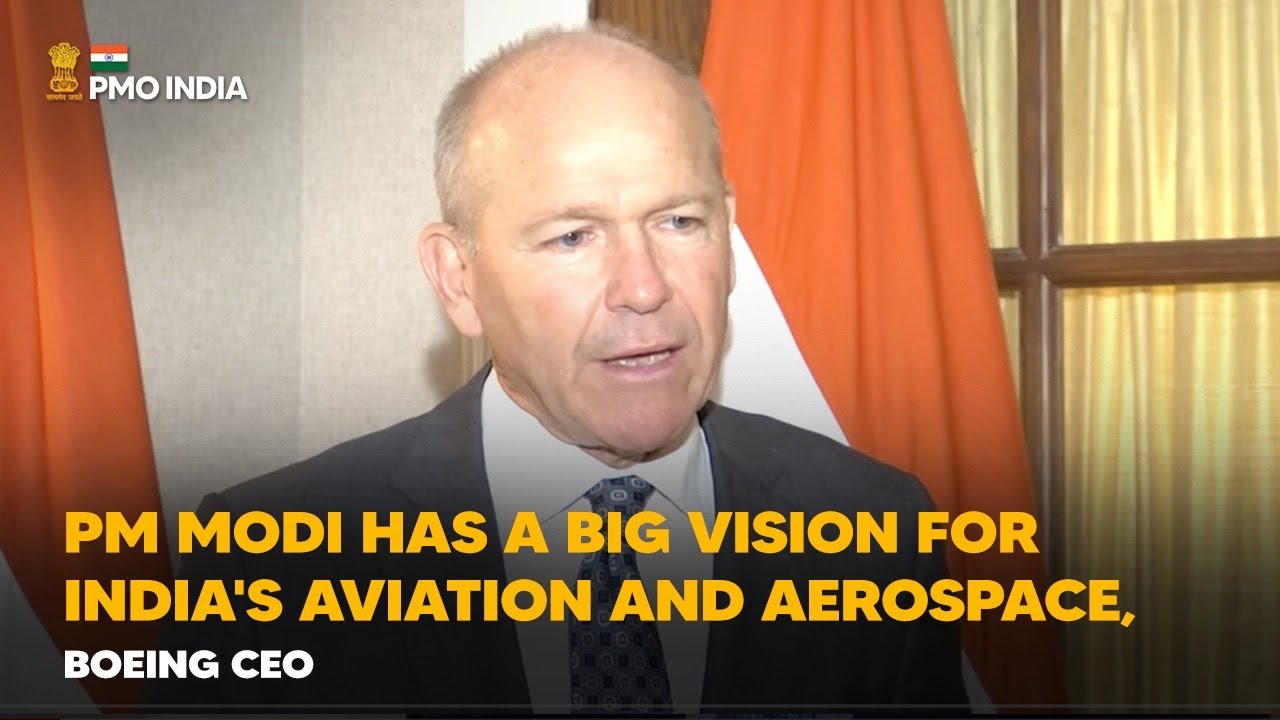 PM Modi has a big vision for India's aviation and aerospace, says Boeing CEO