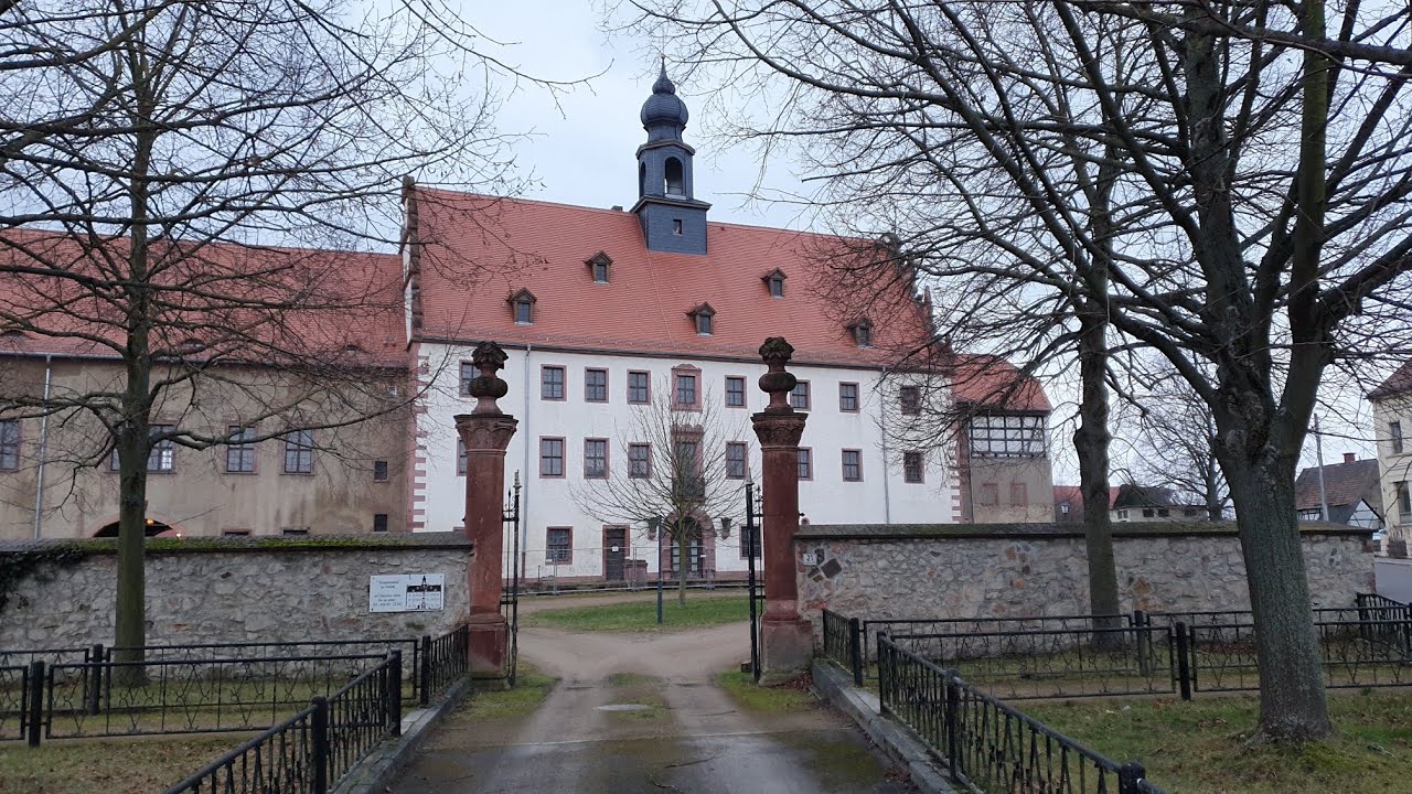 Schloss und Rittergut Prießnitz Sachsen Deutschland Februar 2025