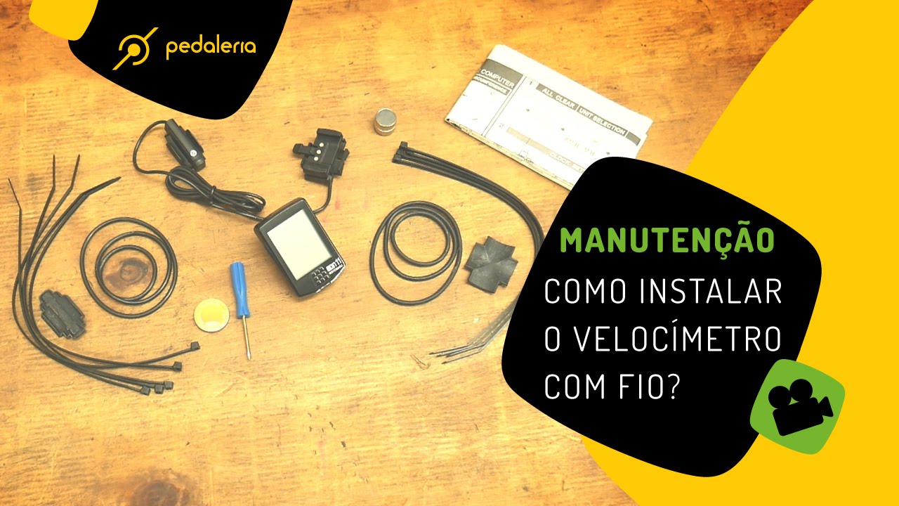 Pedaleria - Como instalar o ciclocomputador/velocimetro com fio na bike?