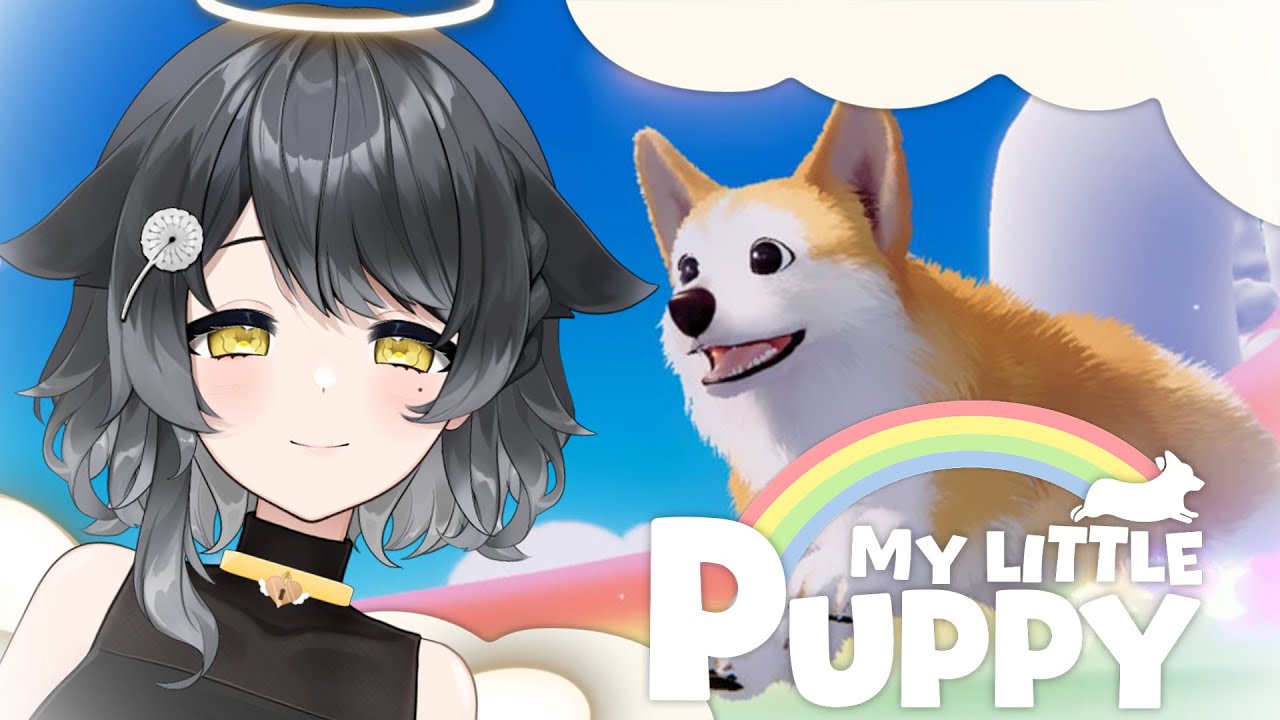 【 My Little Puppy 】一隻狗勾在天堂尋找主人的故事 吃衛生紙預備 🐾｜黒羊める KuroyoMeru