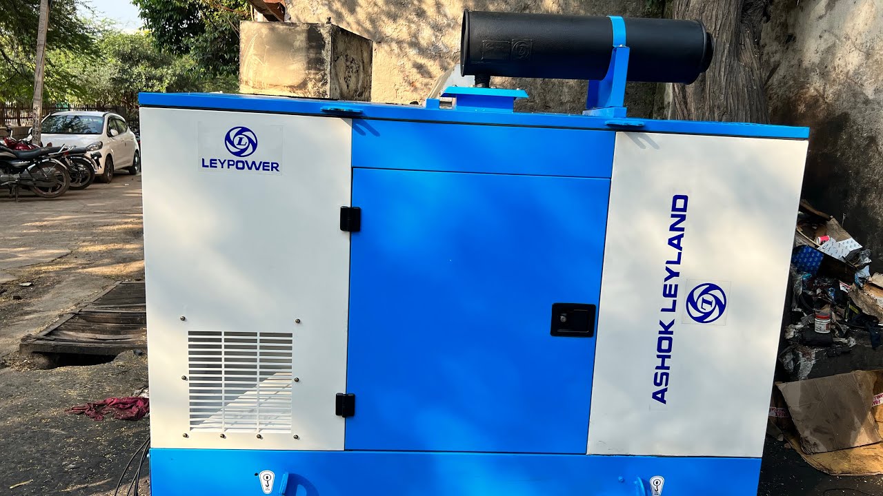 Ashok Leyland 30kva silent Refurbished Generator with load & sound test delivery to champaaran Bihar