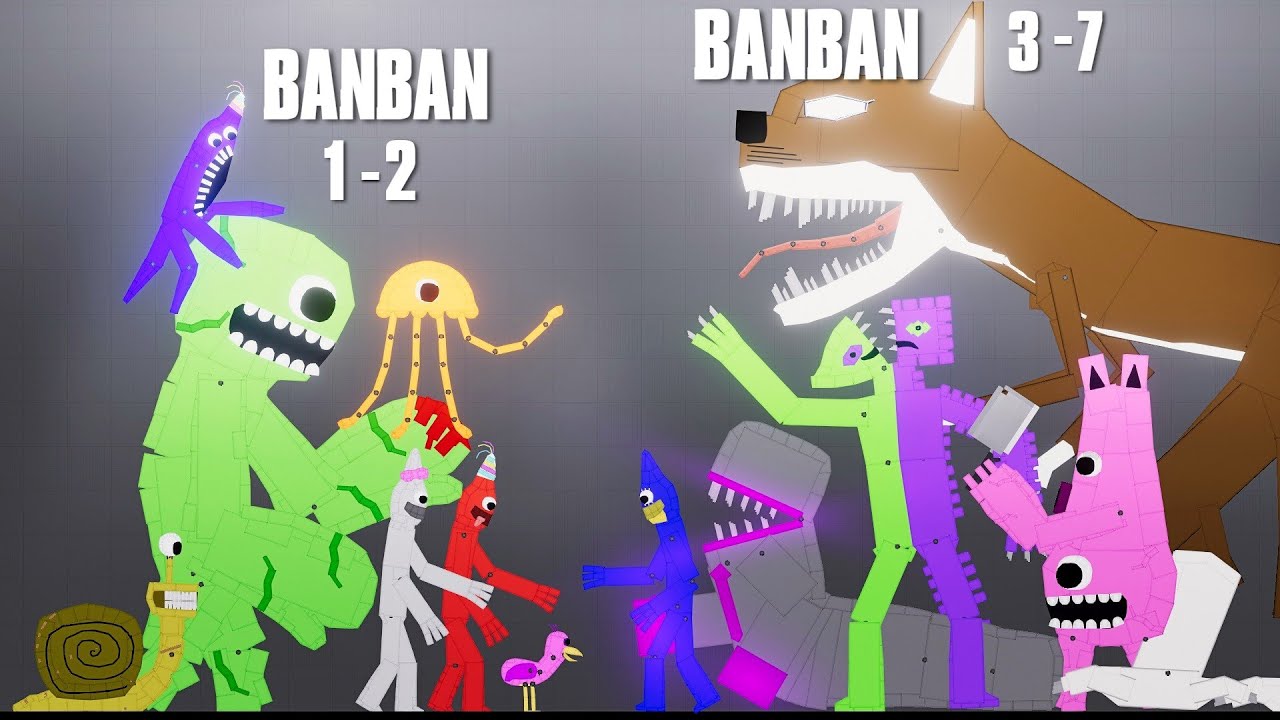 Garten of Banban 1-2 vs Garten of Banban 3-7
