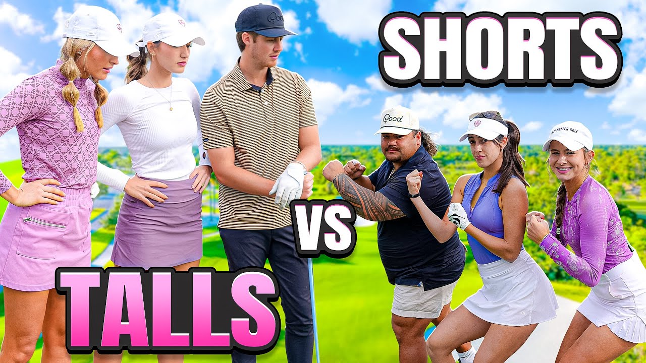 Tall vs. Short 3v3 Showdown ft. Garrett Clark & Malosi from Good Good! | Golf Girl Games