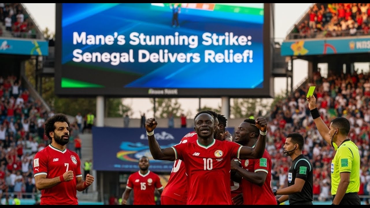 🤯 Senegal rockt Ägypten! Mane trifft! 🔥