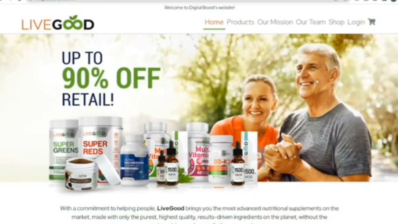 LIVE GOOD/WHO/WHAT IS LIVE GOOD/BEST MLM