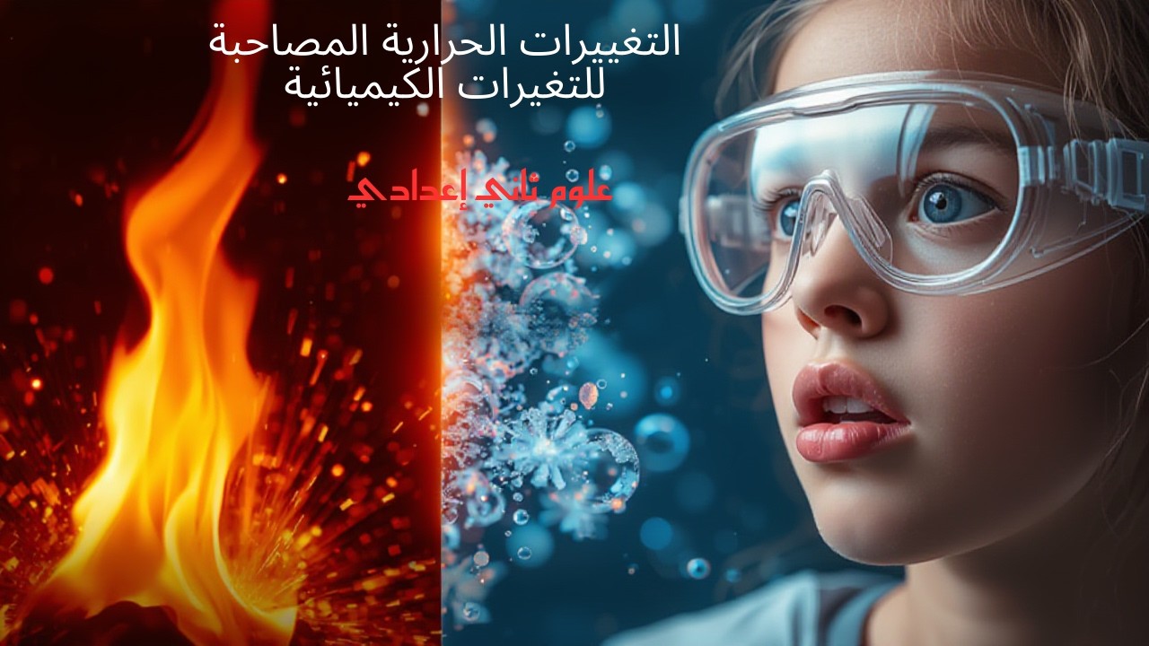 التفاعل الطارد للحرارة من درس التغيرات الحرارية المصاحبة للتغيرات الكيميائية  للصف الثاني الإعدادي