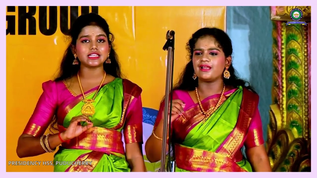 Best Folk Singing | State 1st Folk Song | Presidency School Puducherry | Kala Utsav 2025