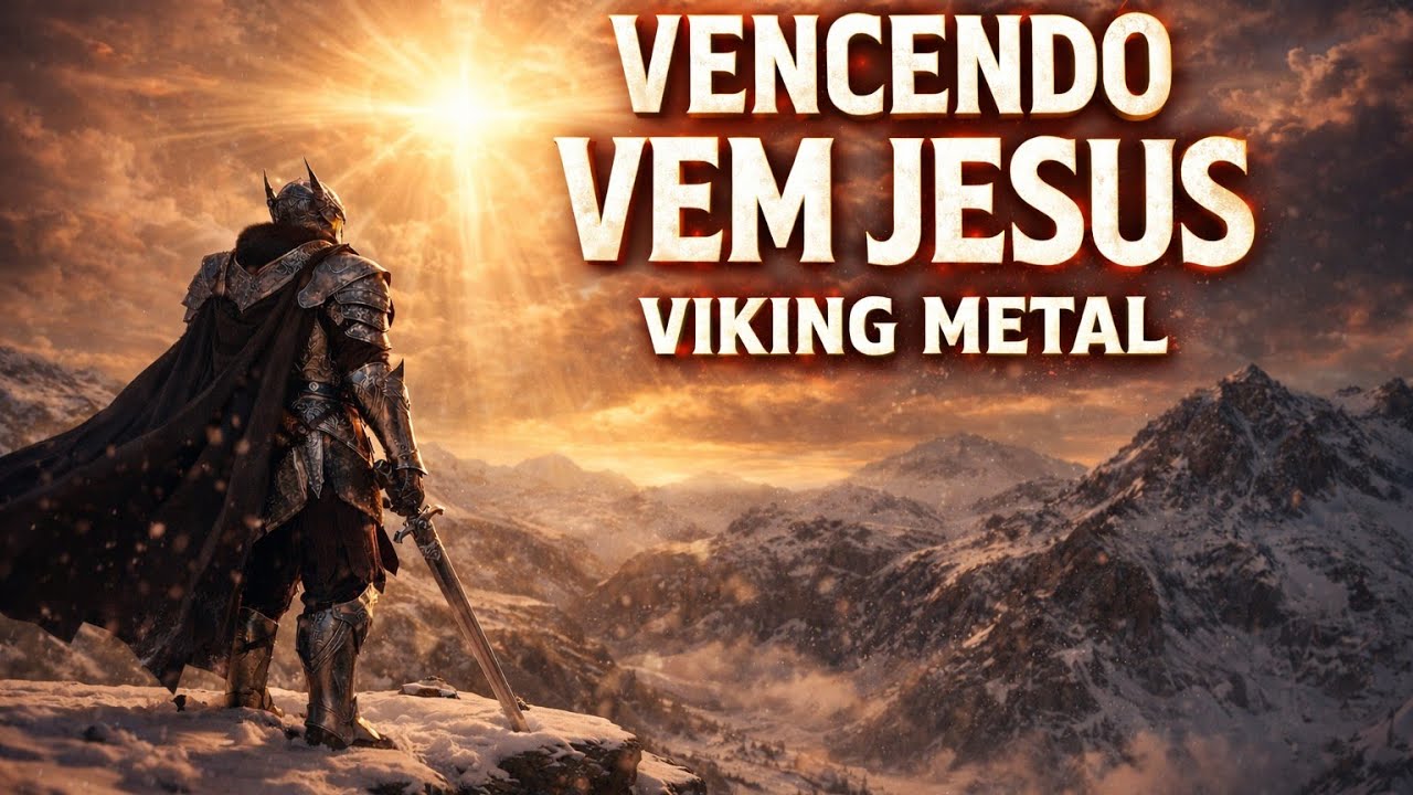 VENCENDO VEM JESUS - Harpa Cristã (Versão Épica Viking Metal) | Dose de Fé
