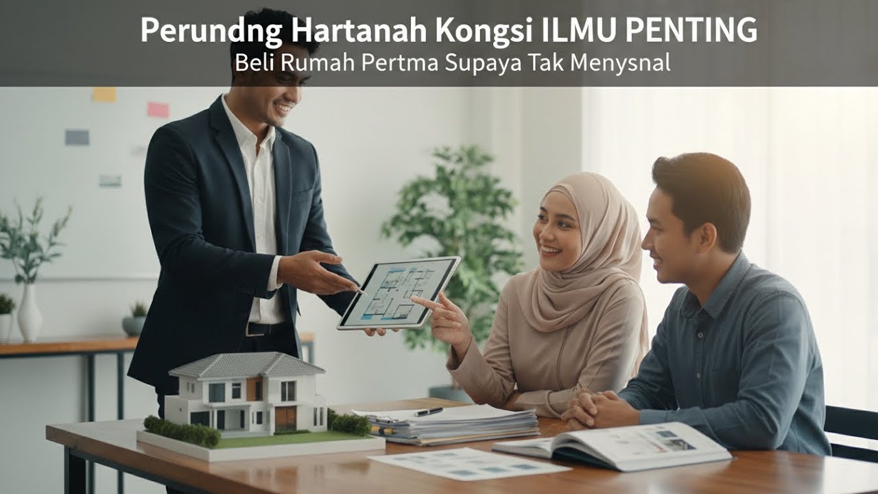 Perunding Hartanah Kongsi ILMU PENTING Beli Rumah Pertama Supaya Tak Menyesal