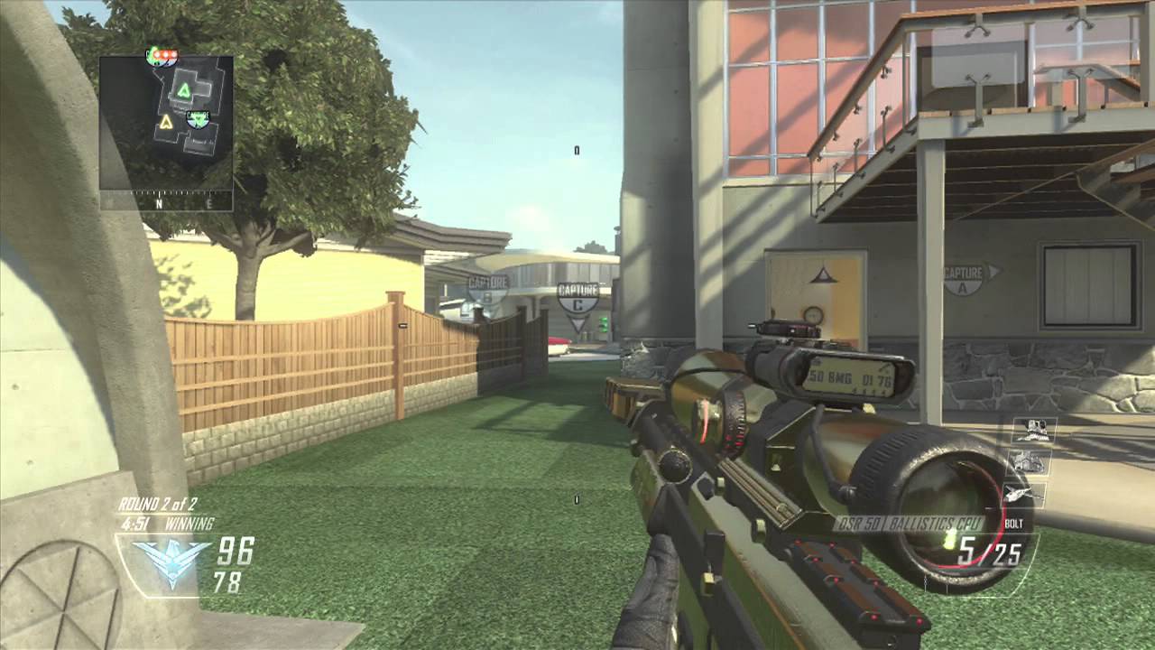 Black Ops 2 360 Quick Scope Jump Shot