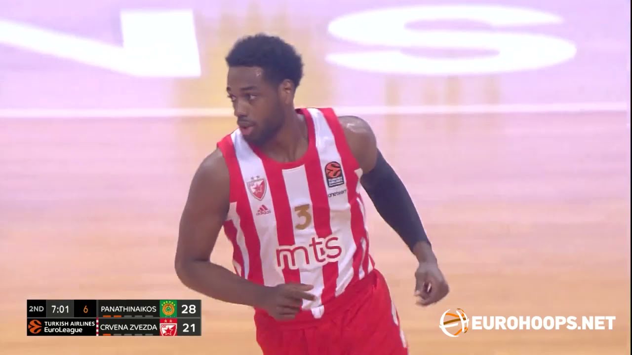 Panathinaikos OPAP Athens - Crvena Zvezda mts Belgrade 82-86: Jordan Loyd (27 points, 5 assists)