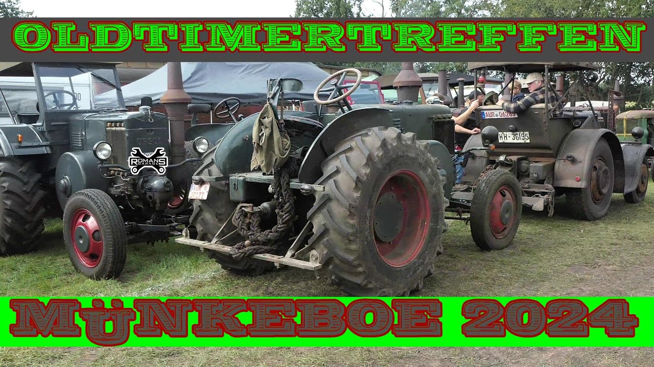 Interessante Fahrzeuge beim Oldtimertreffen in Münkeboe - Das beste Treckertreffen des Jahres ?