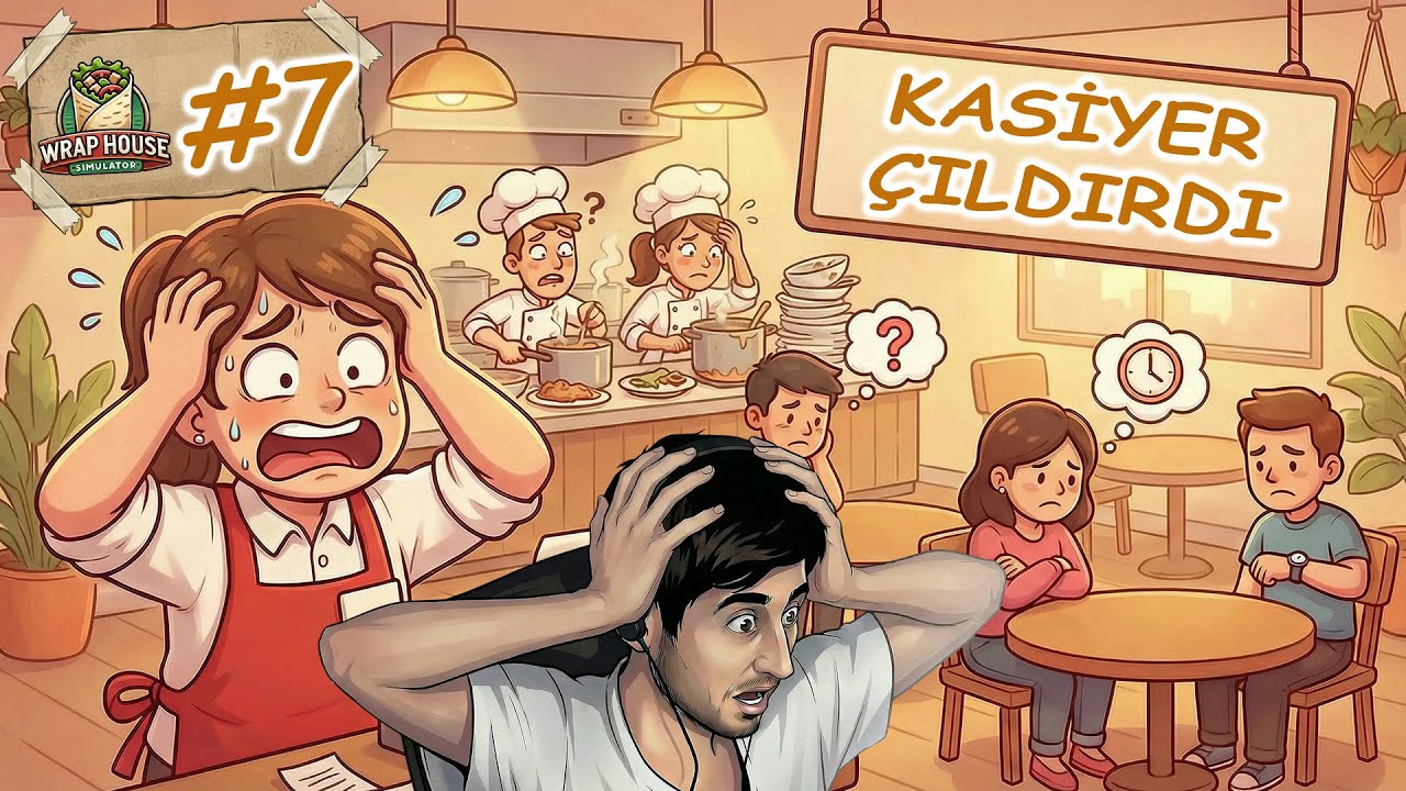 KASİYER ÇILDIRDI... Wrap House Simulator Bölüm #7 (Ekip Cincinati)
