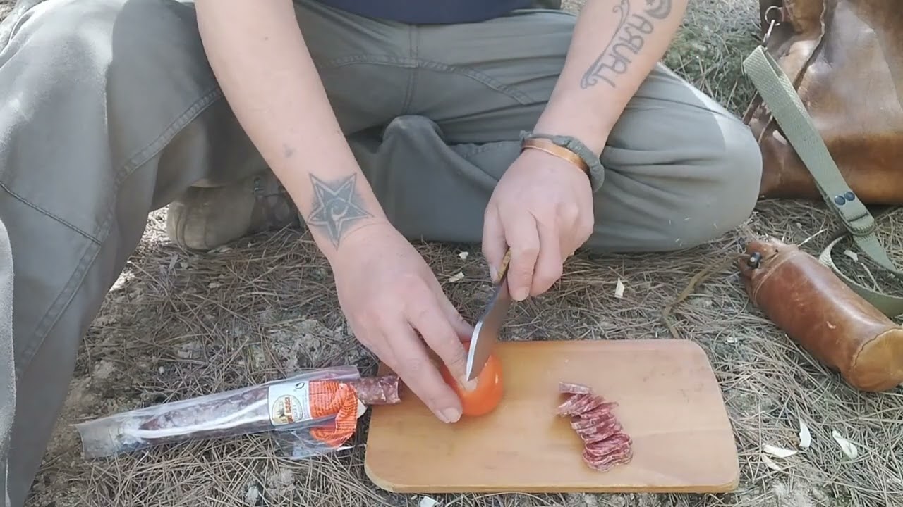 #bushcraft con mi cuchillo Nieto Sioux NussMuk.