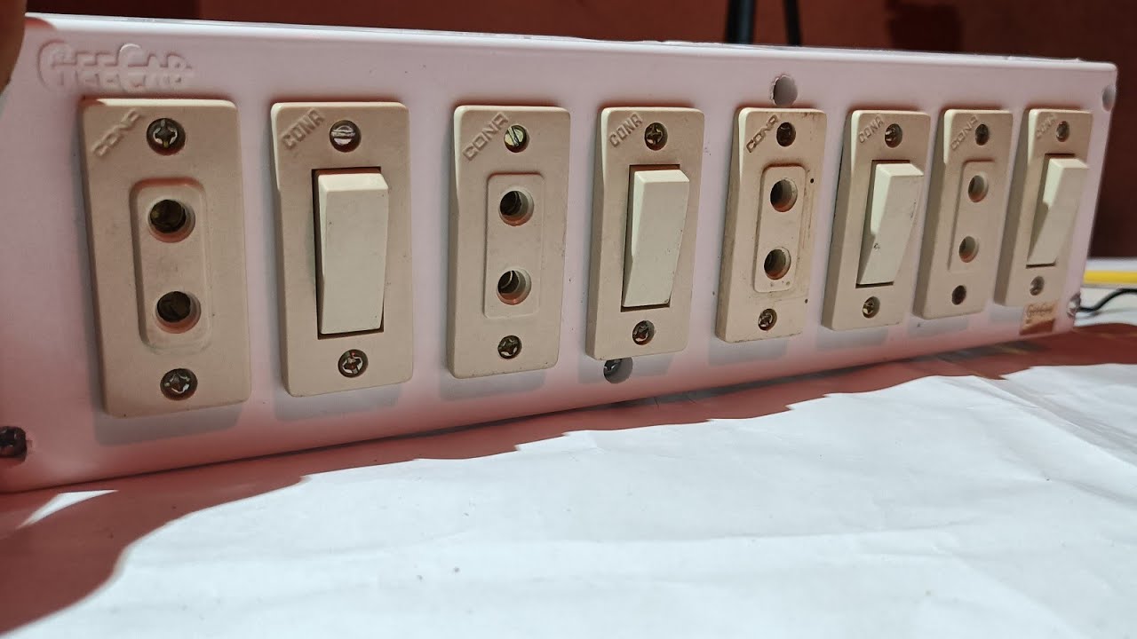 4 2 pin Socket 4 switch Board Wiring Connection