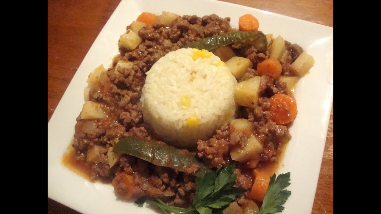 Receta de picadillo de res para chuparse los dedos - La receta de la abuelita