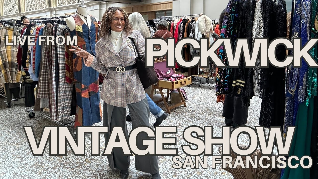 LIVE: Vintage Shopping in San Francisco! Pickwick Vintage Market Finds + Thrift With Me