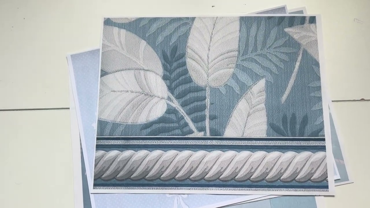 Breezy Blue Vintage Wallpaper Printable’s Ready for you! 