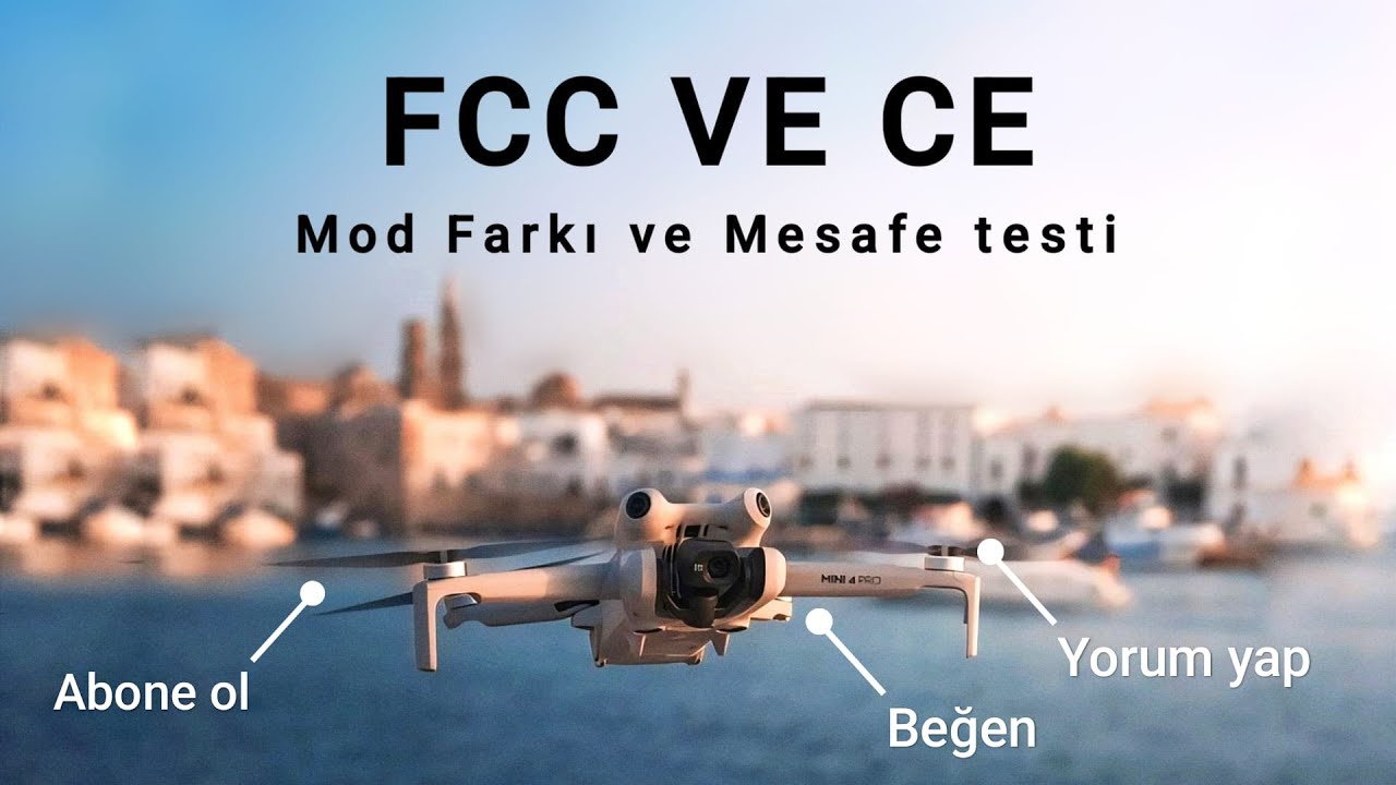 DJI Mini 4 Pro Sinyal Testi: FCC Modu vs CE Modu Karşılaştırması 🚀📡