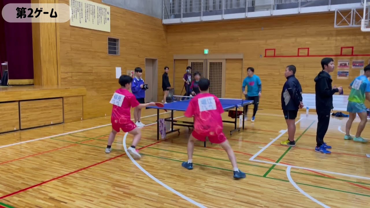下妻市民卓球大会にて茨城県ランカーダブルスとの激戦！(稲見さん・堀江さん　下妻ニ高)